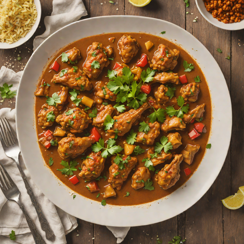 Quick Berbere-Spiced Chicken Curry with Fresh Garlic and Ginger