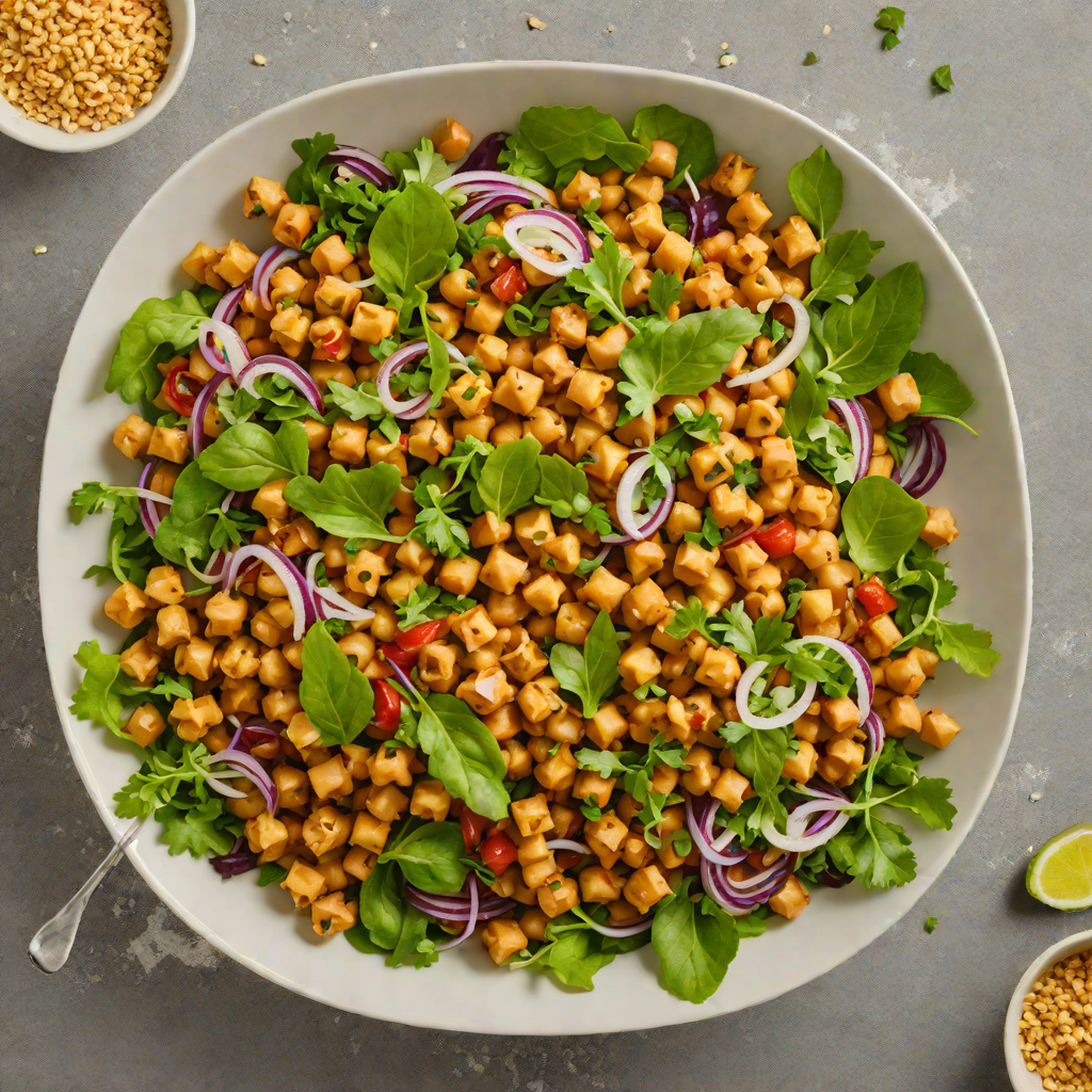 Interactive Game-Themed Spiced Chickpea Salad