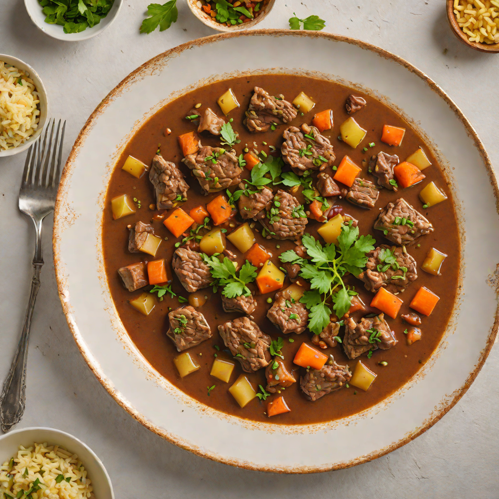 Slow-Simmered Lamb Stew with Iraqi Baharat Spices