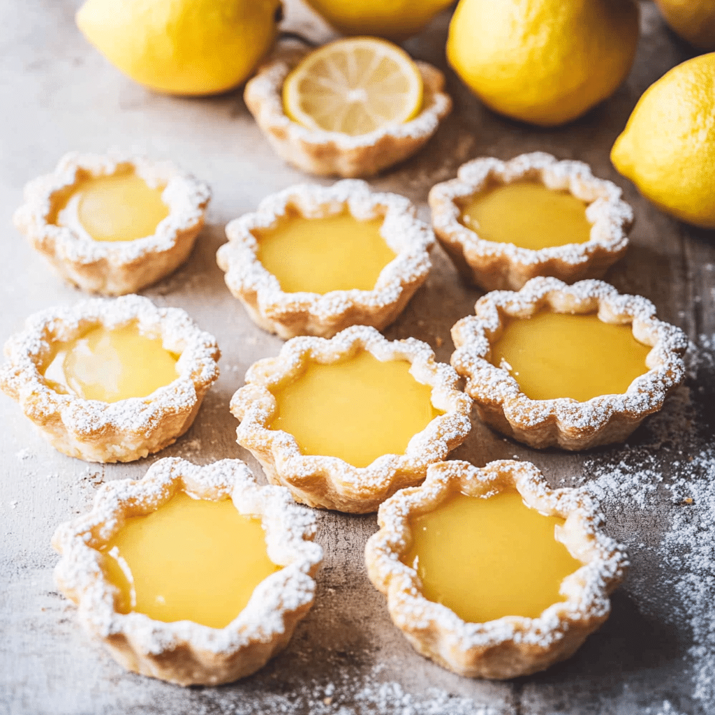 Luminescent Lemon Curd Tartlets