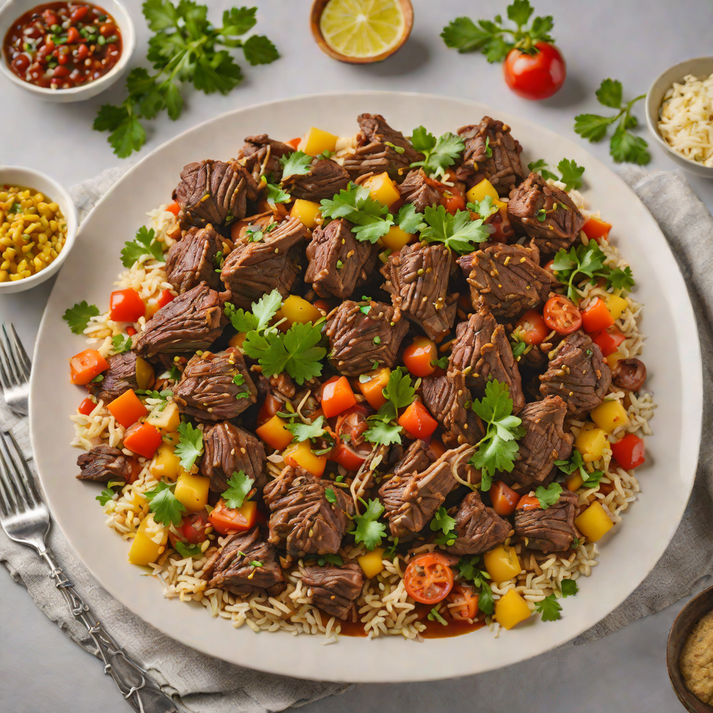 Slow-Cooked Ethiopian Lamb Tibs with Mitmita Heat