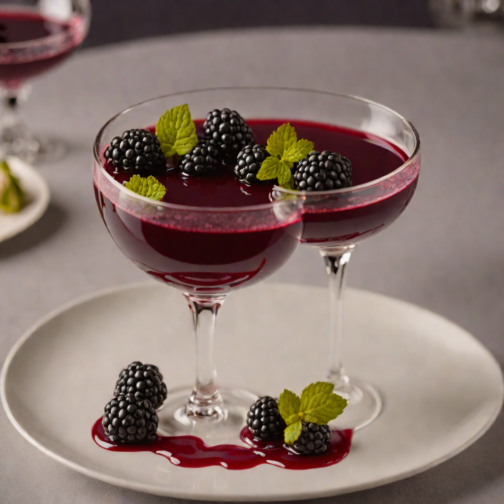 Stirred Velvet Blackberry Manhattan