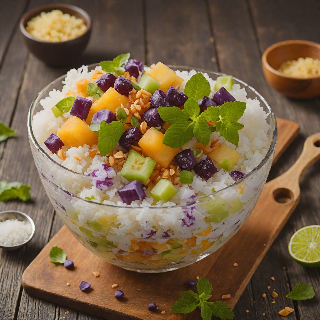 Chilled Halo-Halo with Sweet Beans and Shaved Ice