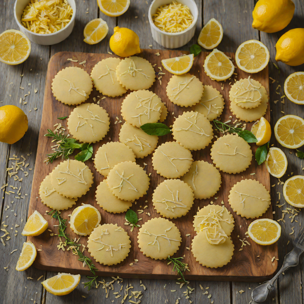 Cut-Out Butter Sugar Cookies with Lemon Zest