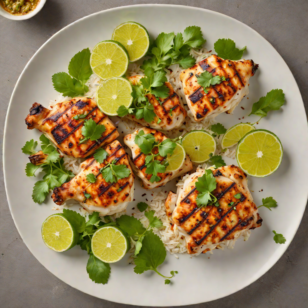 Grilled Brazilian-Style Coconut Lime Chicken