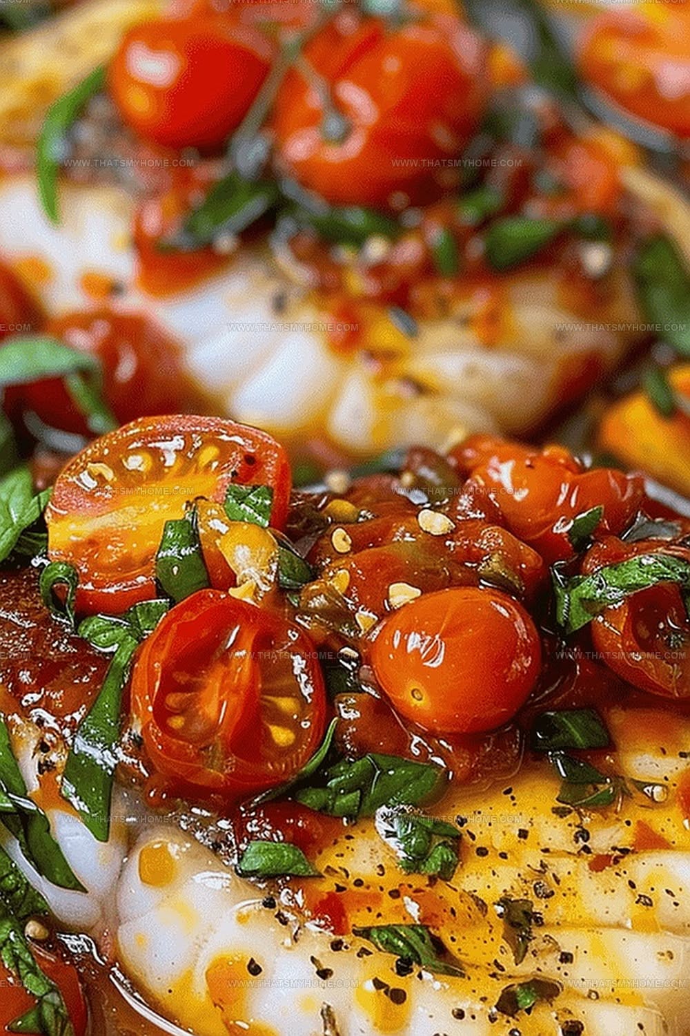 Pan-Seared Mediterranean Cod with Tomato-Olive Relish