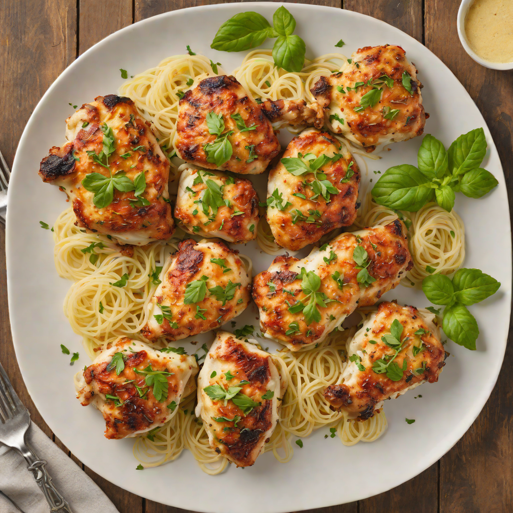 Italian Oven-Roasted Garlic Parmesan Chicken Thighs