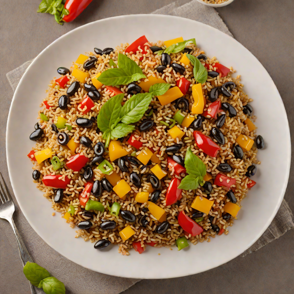 Half-Cup Quinoa and Black Bean Stuffed Peppers
