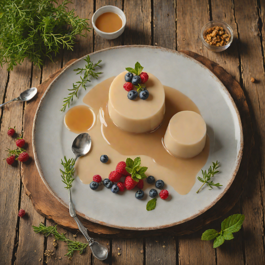 St. Paul’s Cathedral-Inspired London Fog Earl Grey Panna Cotta