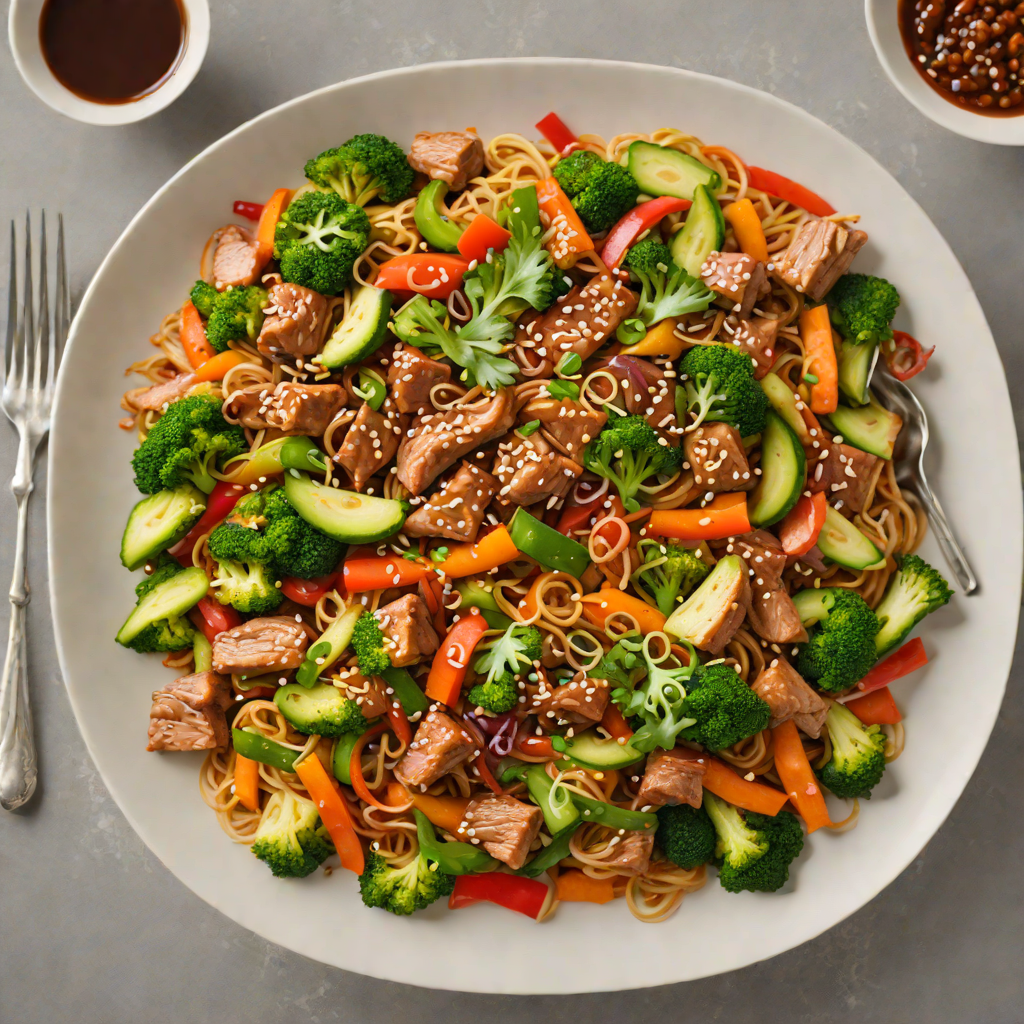 One-Pot Spicy Korean Pork Stir-Fry with Vegetables