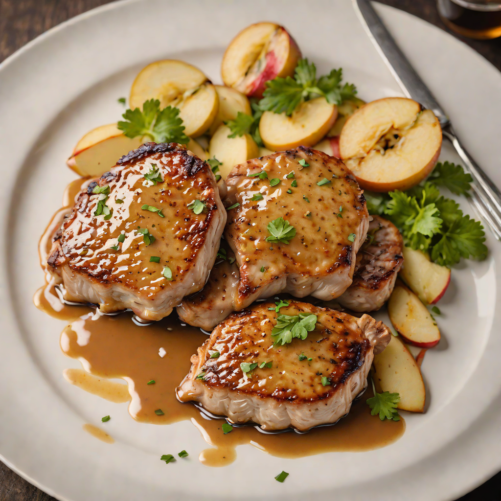 Pan-Seared Pork Chops with Apple Cider Glaze