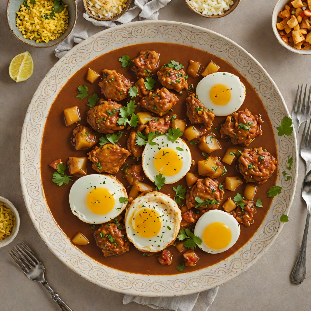 Slow-Simmered Ethiopian Berbere Chicken Stew with Hard-Boiled Eggs