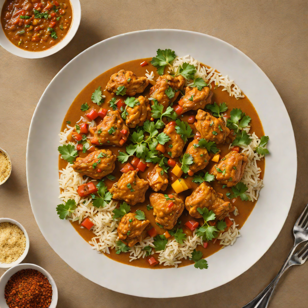Quick Ethiopian Garlic-Ginger Chicken Curry with Berbere