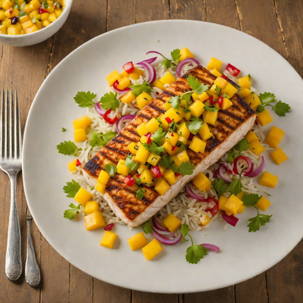 Seared Mahi-Mahi with Mango-Tiki Salsa
