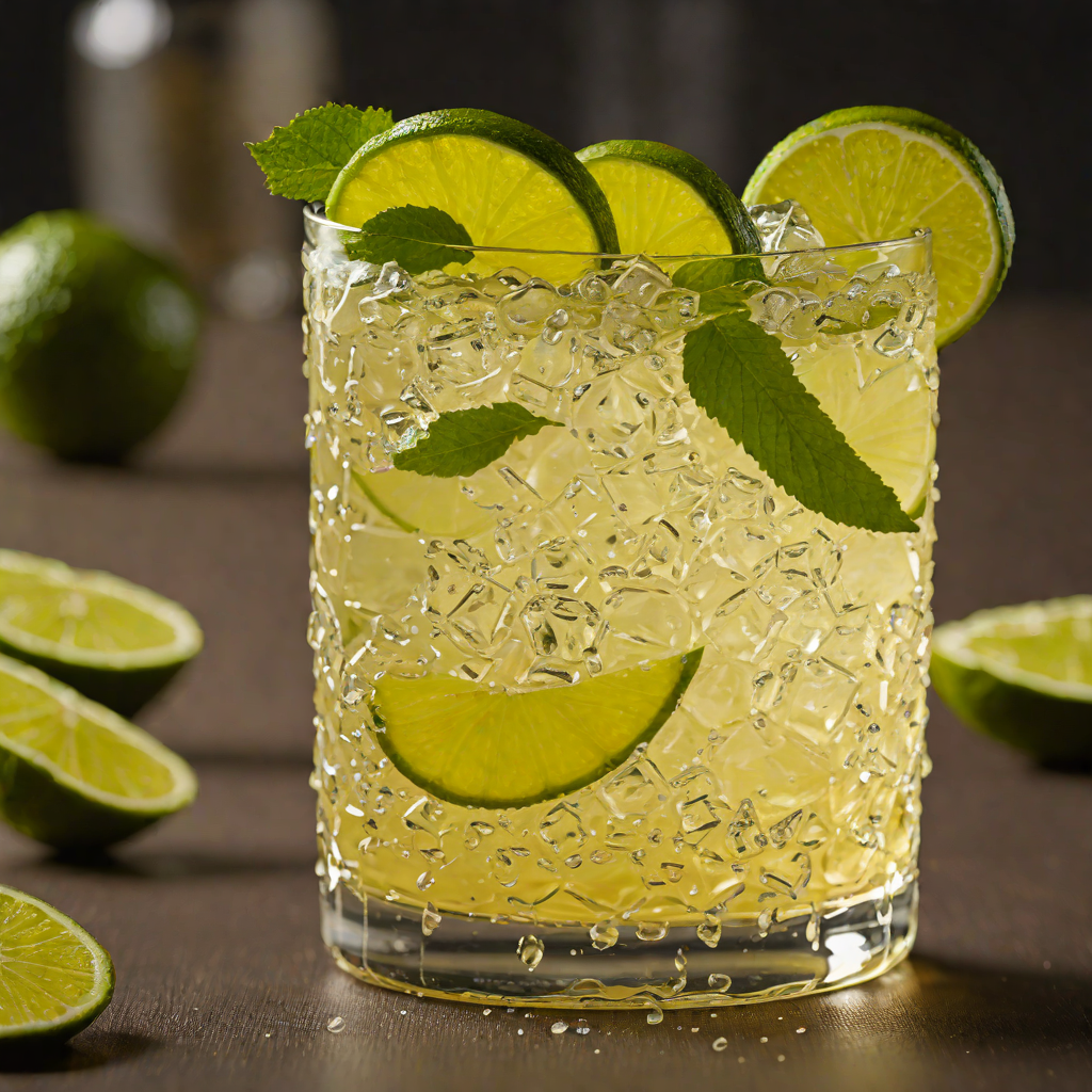 Shaken Brazilian Lime and Cachaça Refresher