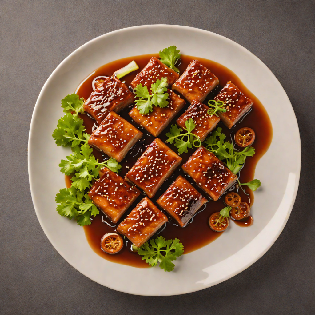 Pan-Fried Shanghainese Red Braised Pork Belly