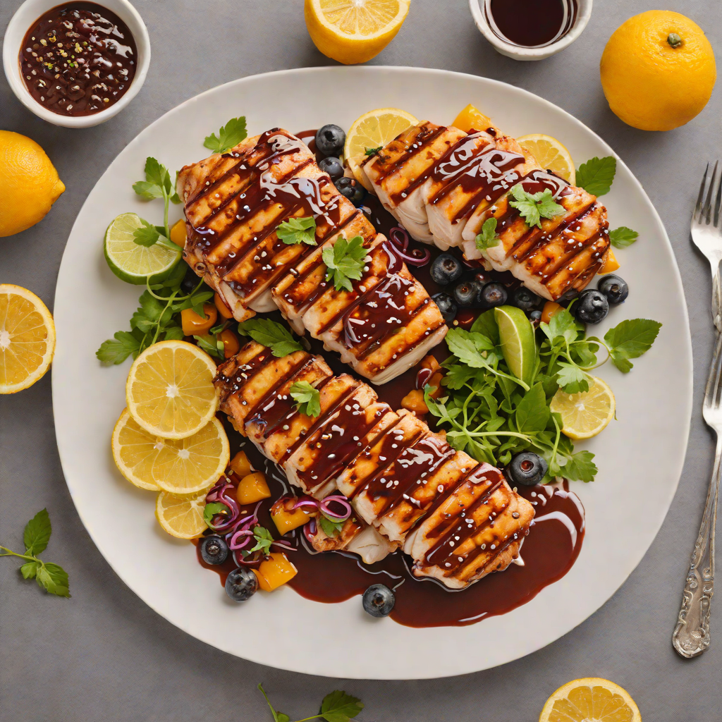 Grilled Citrus-Marinated Chicken with Brazilian Açaí Sauce