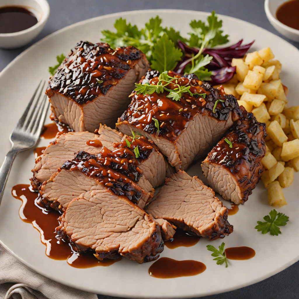 Slow-Smoked Maple-Glazed Pork Shoulder