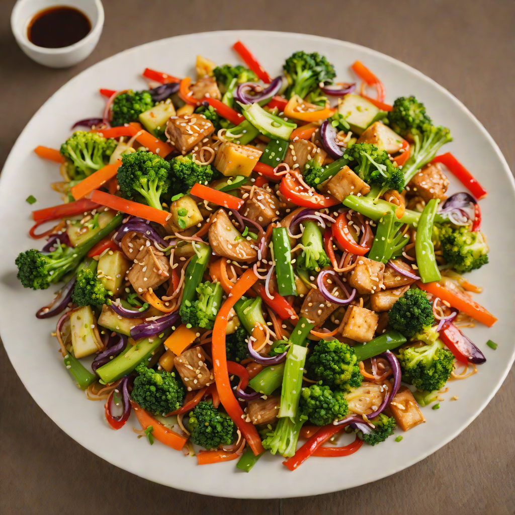 Regional Vegetable Stir-Fry with Ginger Soy Glaze