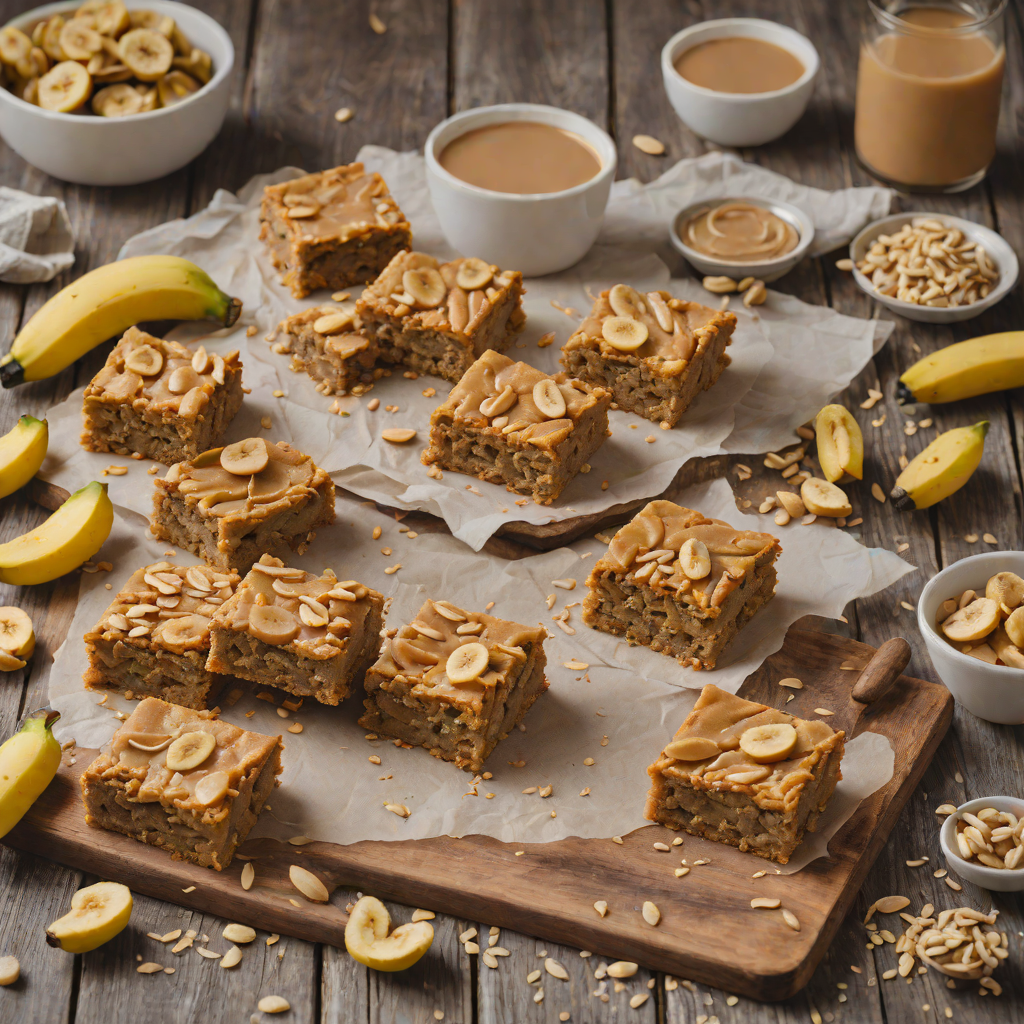 One-Bowl Peanut Butter Banana Blondies