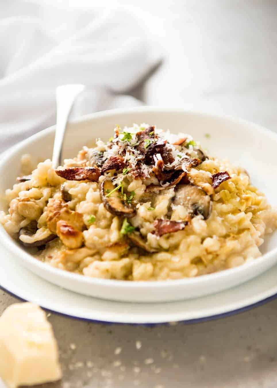 Best-Simmered Mushroom & Thyme Risotto