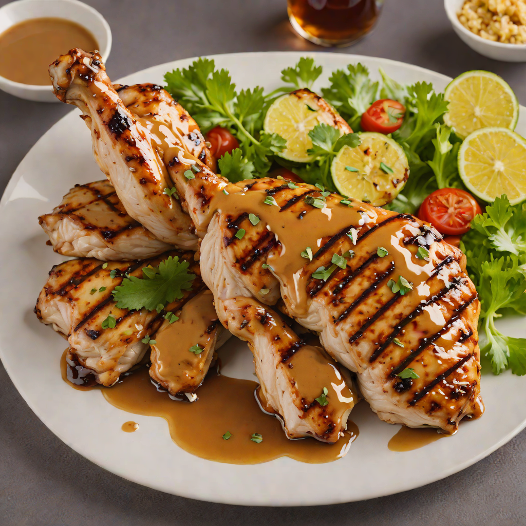 Whiskey-Glazed Grilled Chicken with Texas Honey Mustard