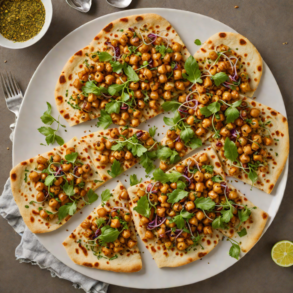 Roasted Chickpea and Za’atar Flatbread