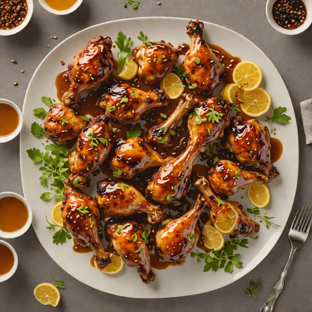 Sheet Pan Honey-Soy Glazed Chicken Drumsticks
