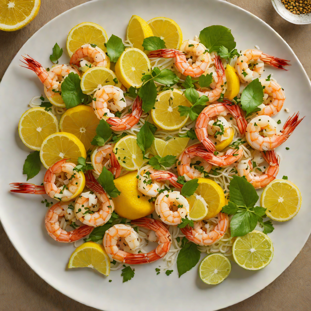 Sautéed Shrimp with Garlic and Calamansi Citrus