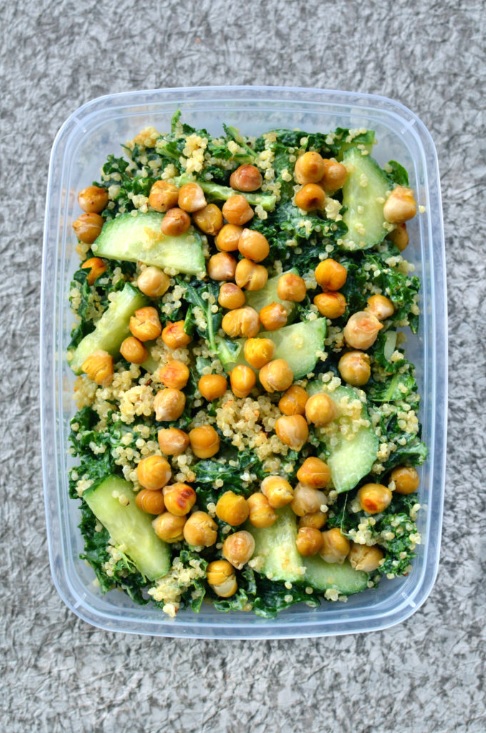 Best-Seasoned Lemon-Tahini Kale & Quinoa Salad