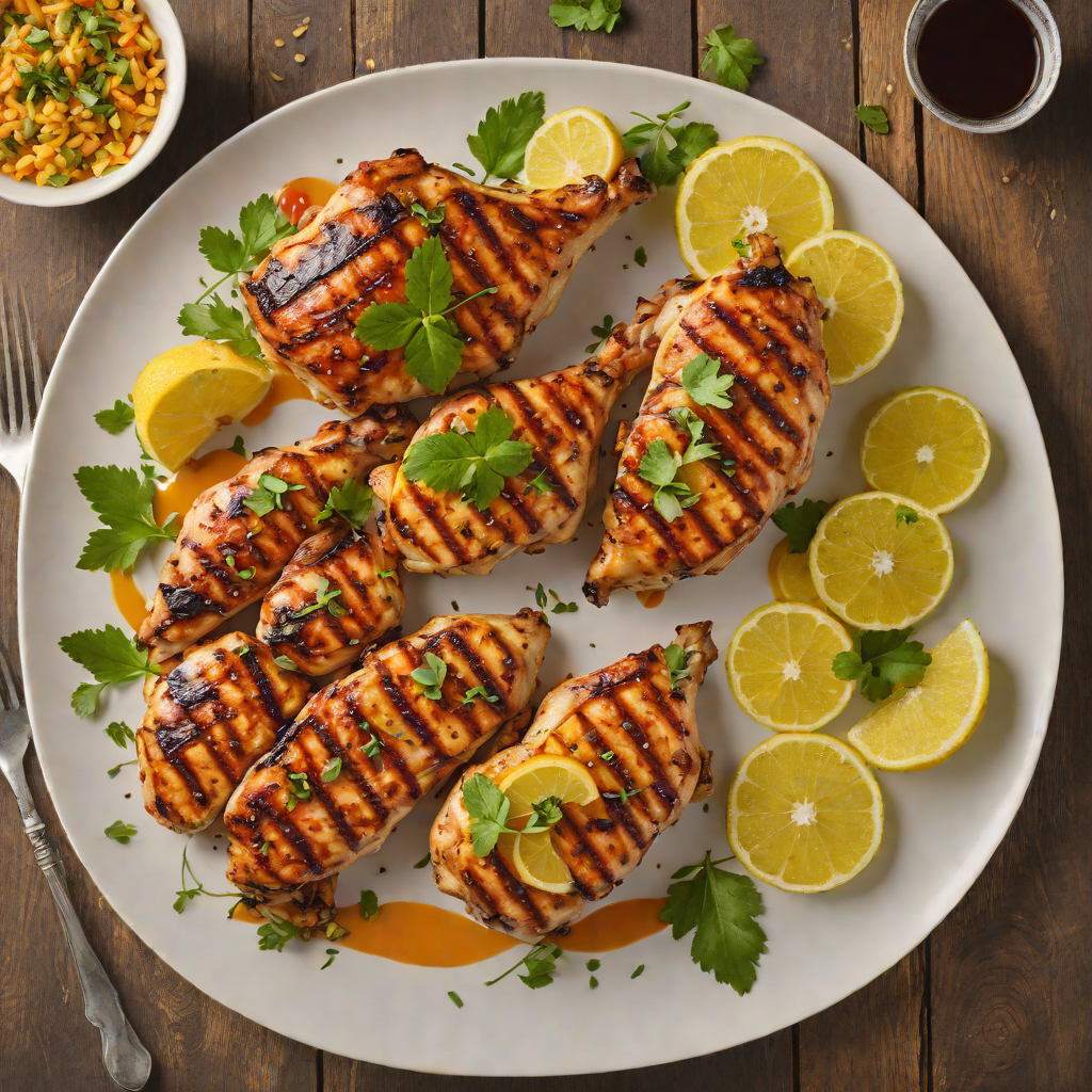 Grilled Brazilian-Style Citrus Marinated Chicken