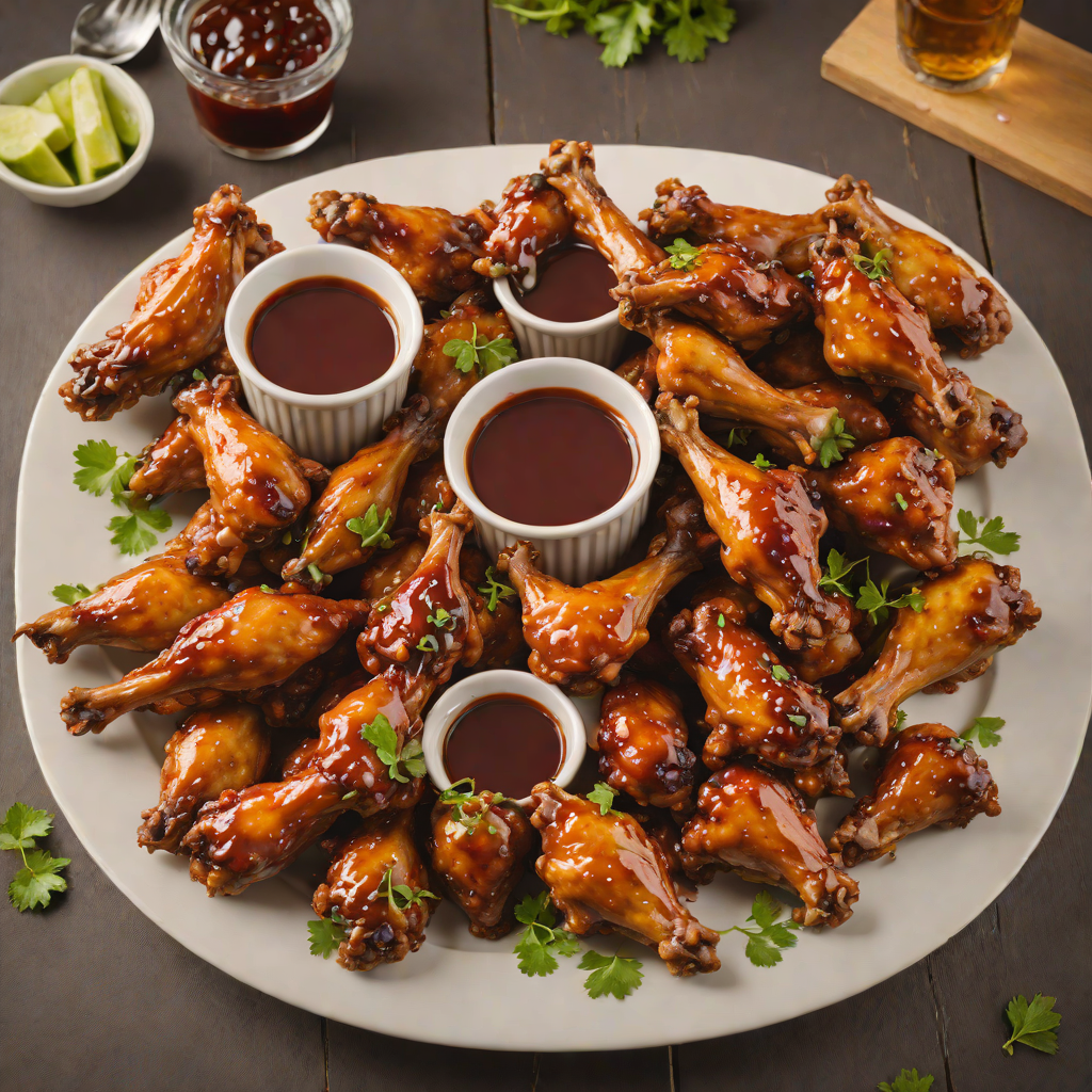 Applewood-Smoked Chicken Wings with Jim Beam BBQ Sauce