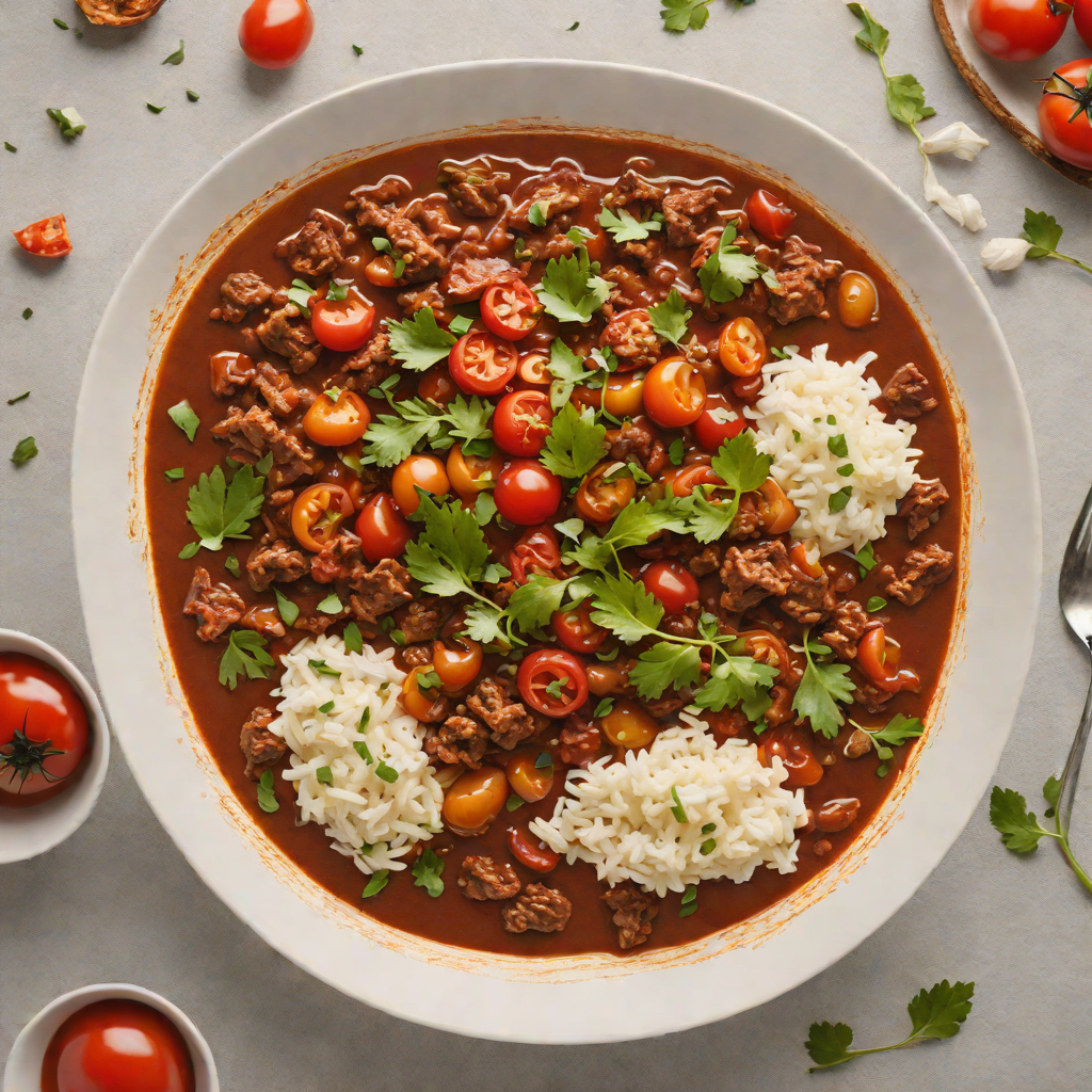 Slow-Cooked Beef Chili with Fire-Roasted Tomatoes and Cumin