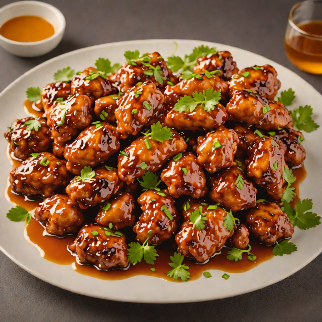 Pan-Seared Boneless Wings with Spicy Honey Glaze