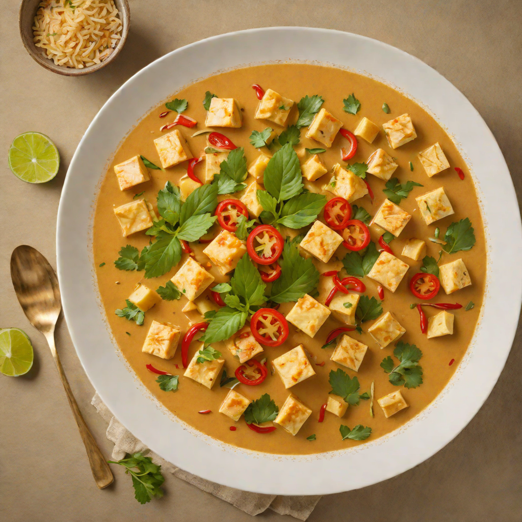 Spicy Vegetarian Thai Coconut Curry with Tofu