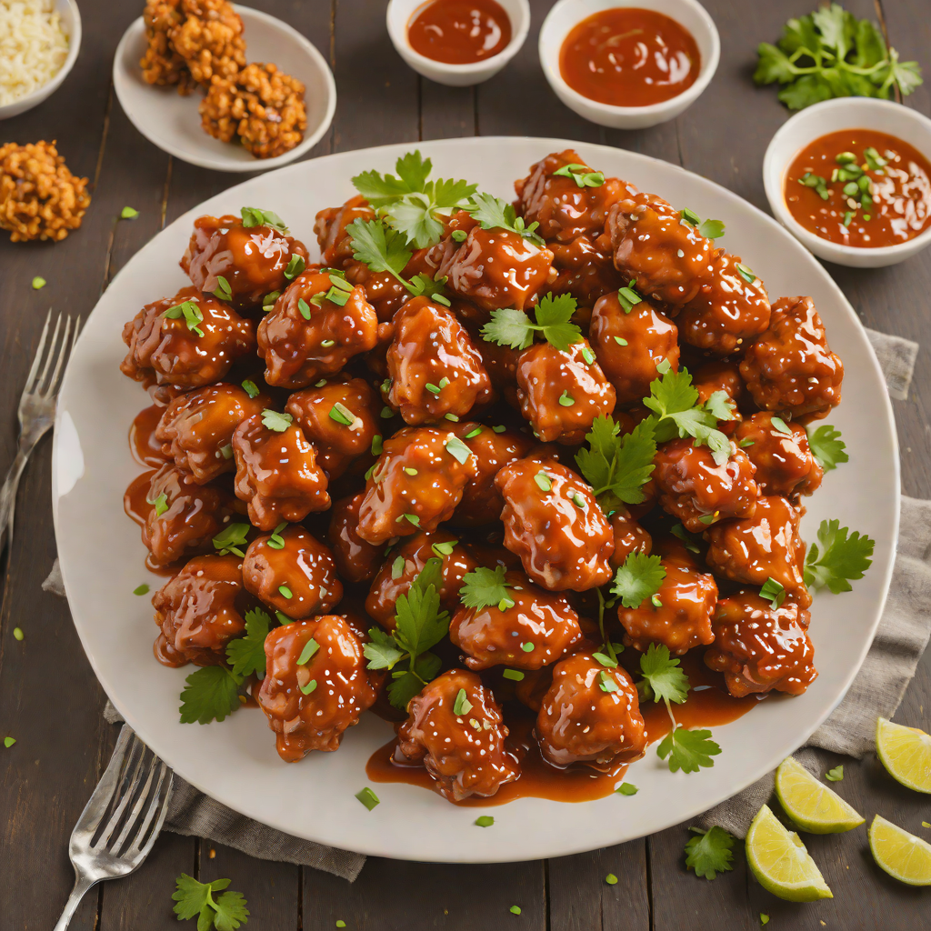 Sweet and Tangy Boneless Wings with Spicy Buffalo Glaze