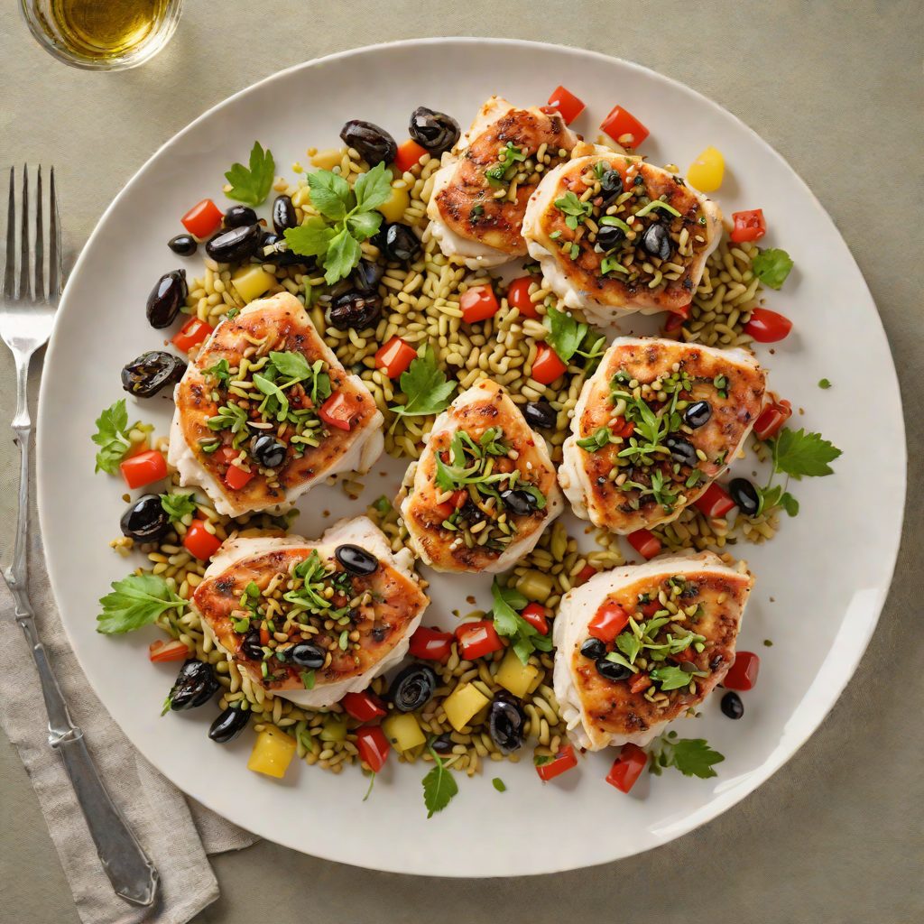 Pan-Seared Chicken Thighs with Spicy Mediterranean Olive Tapenade