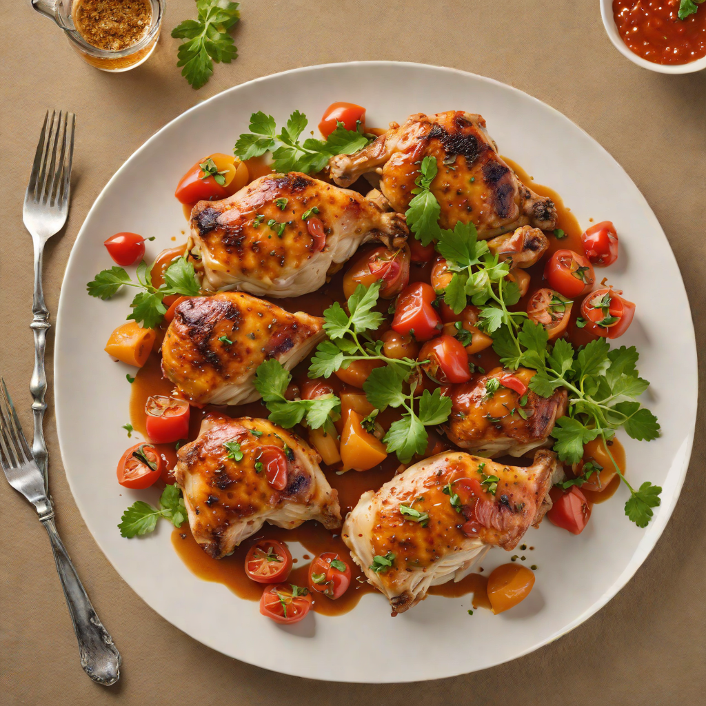 Pan-Roasted Chicken Thighs with Smoky Paprika and Tomato