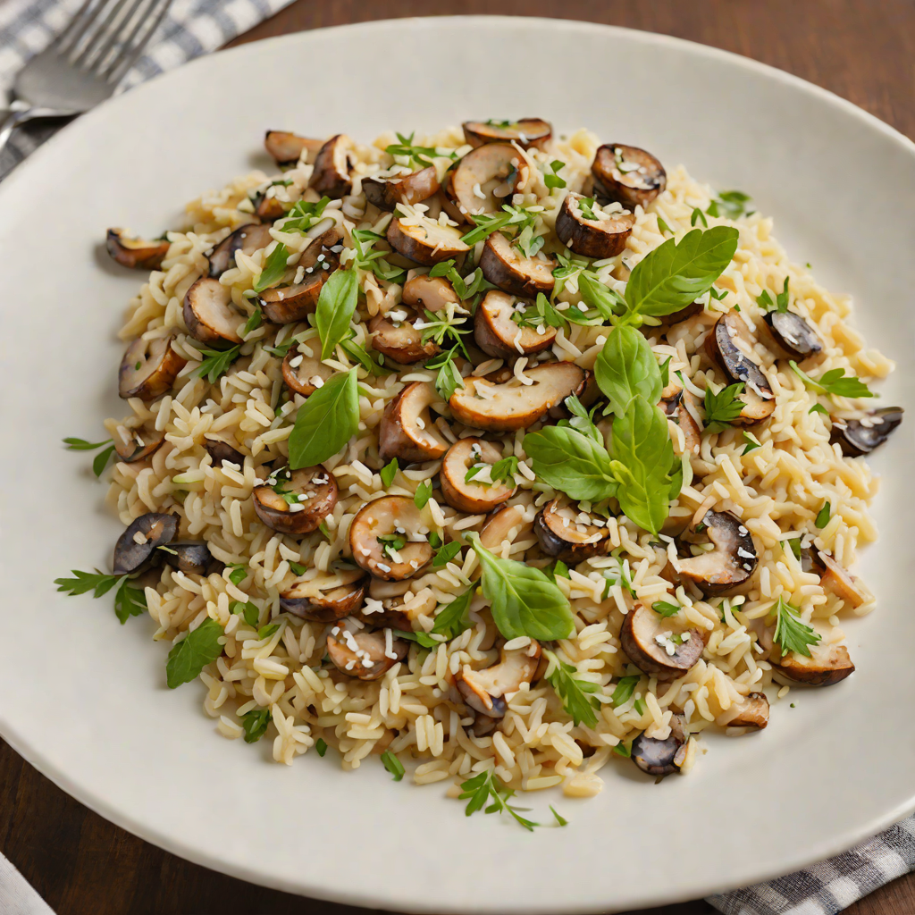 Creamy Mushroom and North Park Herb Risotto