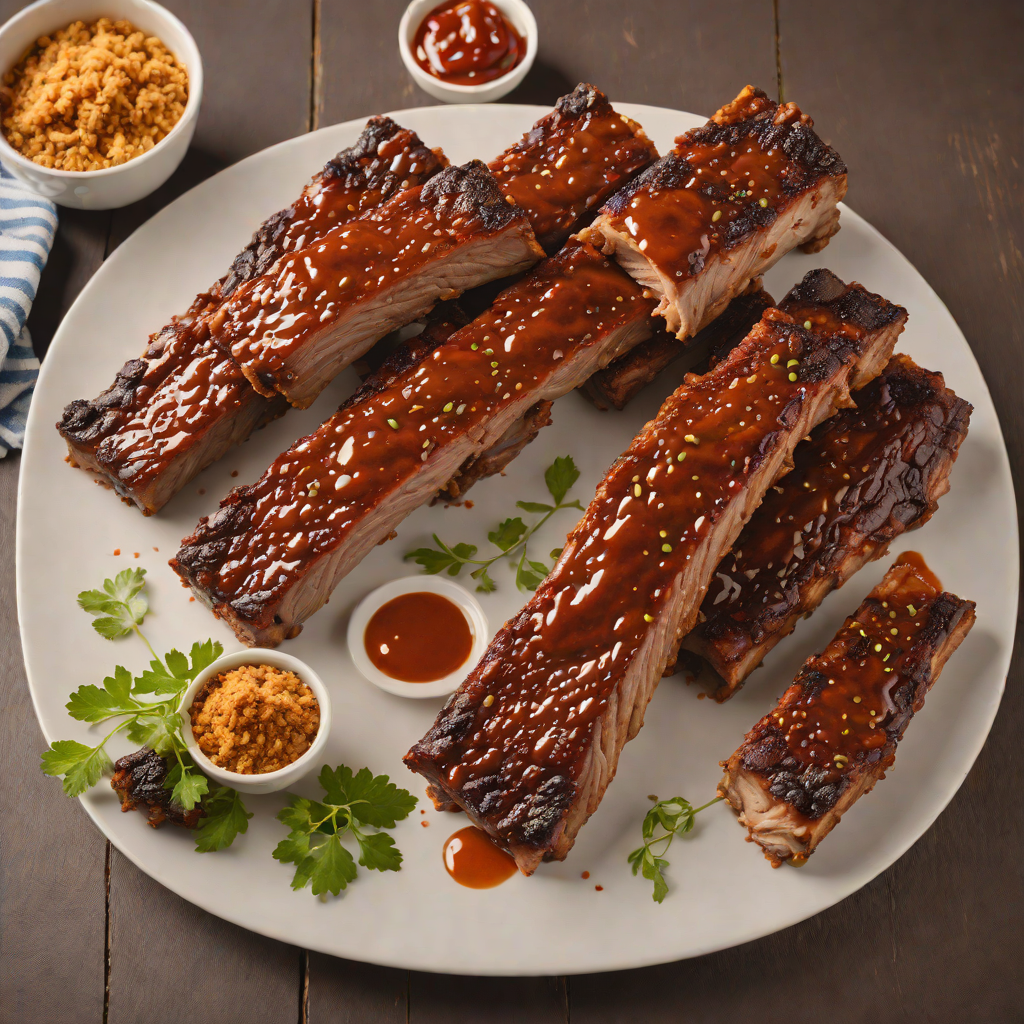 Hickory-Smoked Baby Back Ribs with Spiced Dry Rub