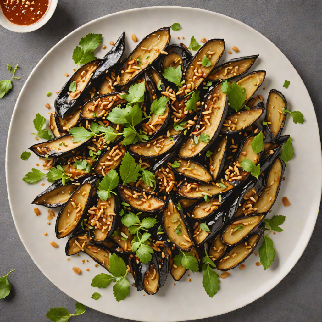 Stir-Fried Eggplant with Miso and Garlic