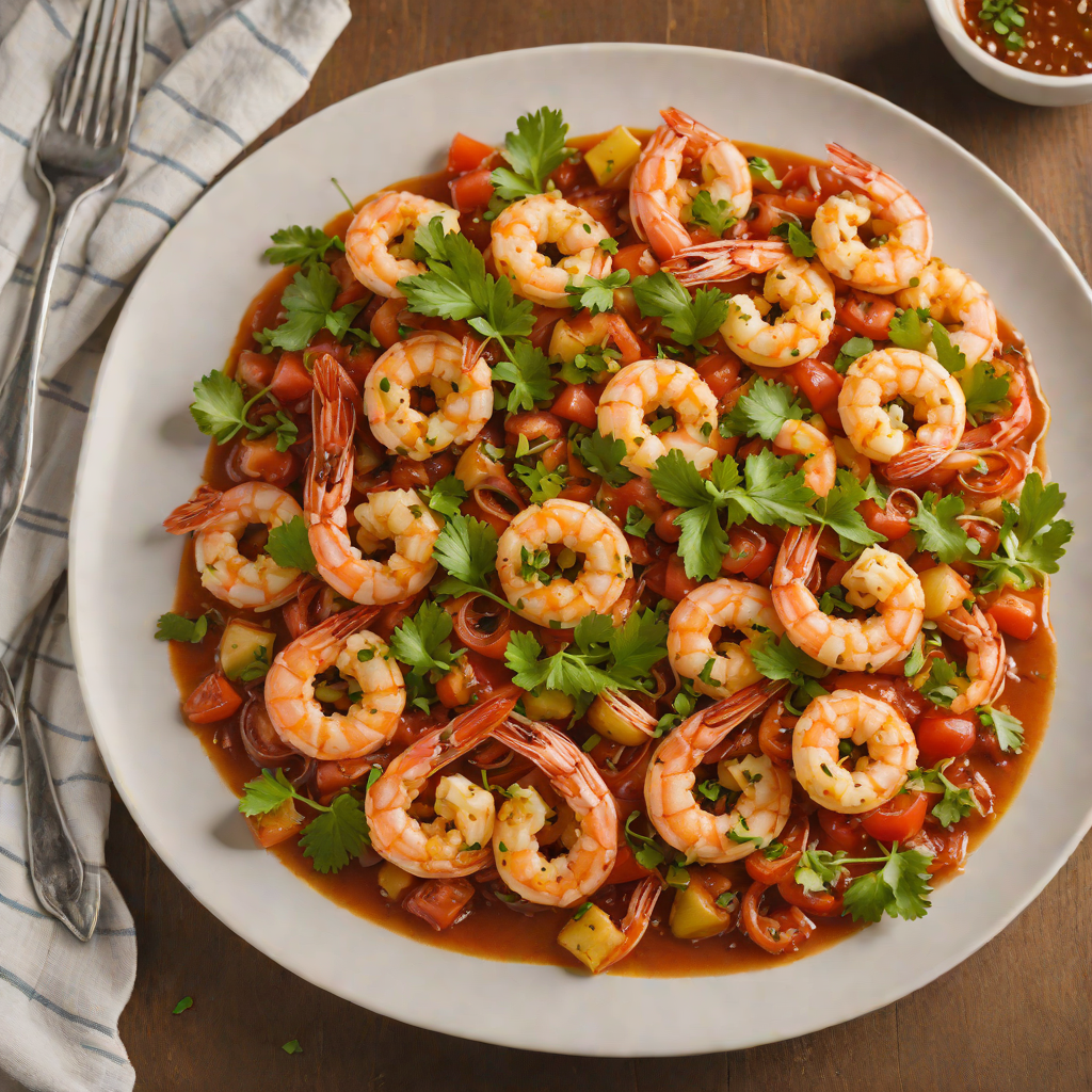Sautéed Shrimp with Savannah-Style Creole Tomato Sauce