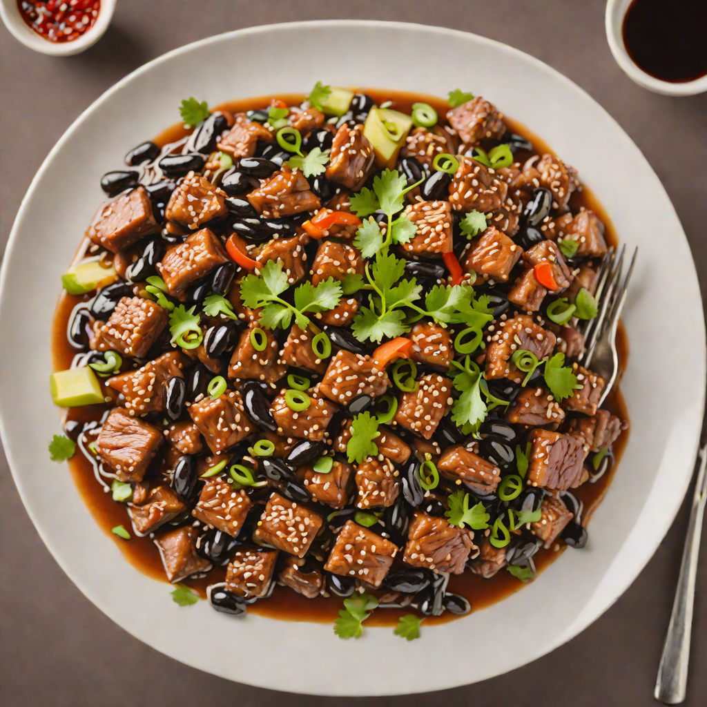Stir-Fried Pork with Garlic and Burmese Black Bean Sauce