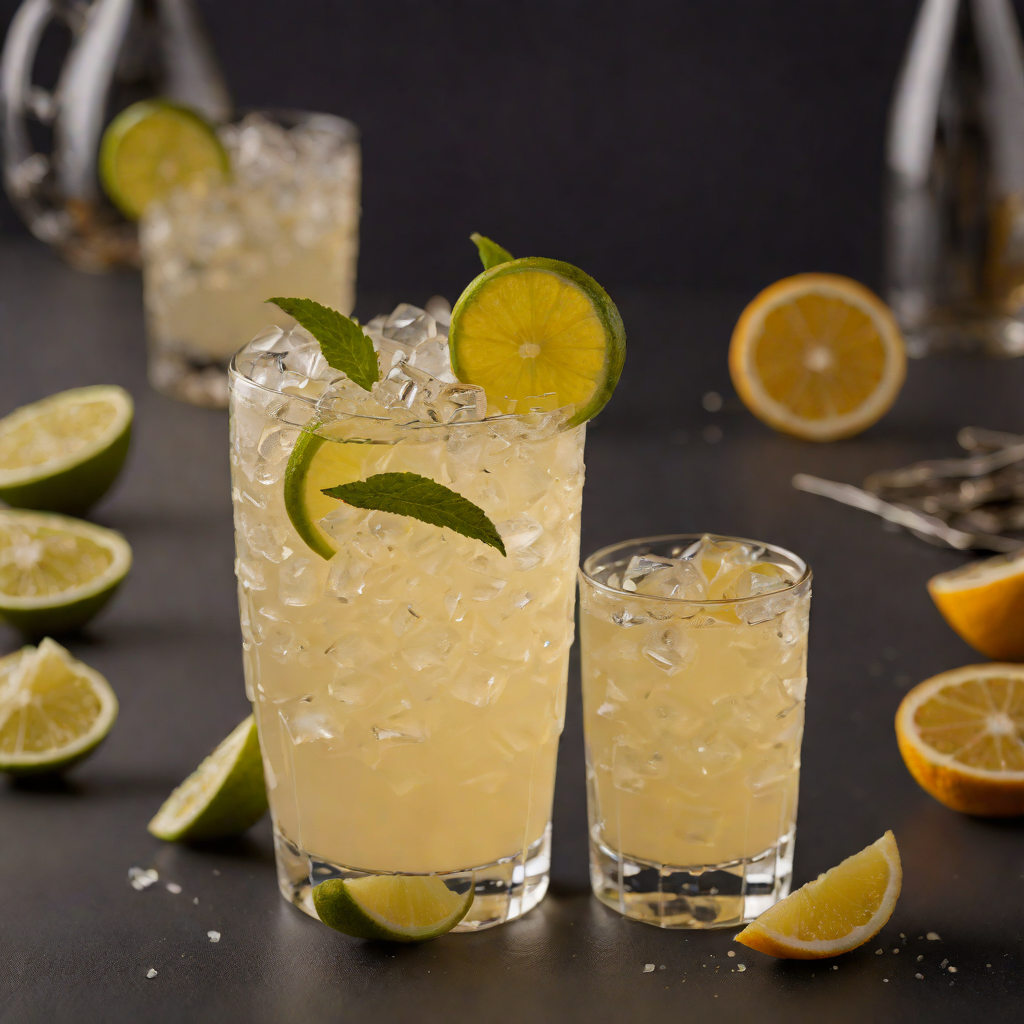 Shaken Ginger-Citrus Gin Fizz