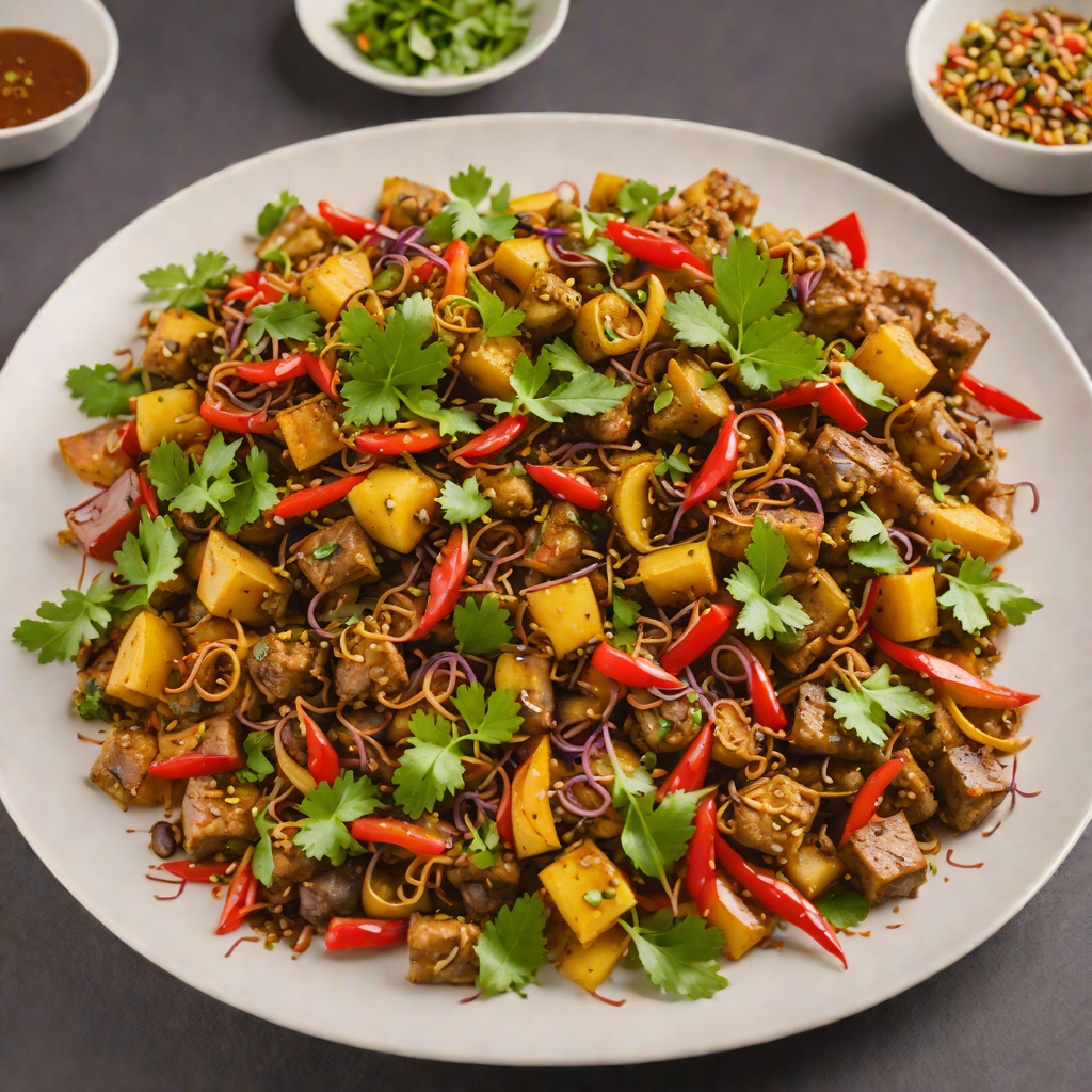 Kadhai Vegetable Stir-Fry with Gujarati Spices