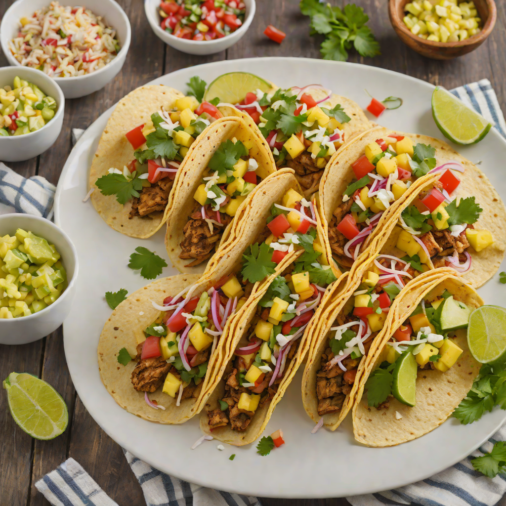 Chipotle-Spiced Grilled Chicken Tacos with Pineapple Salsa