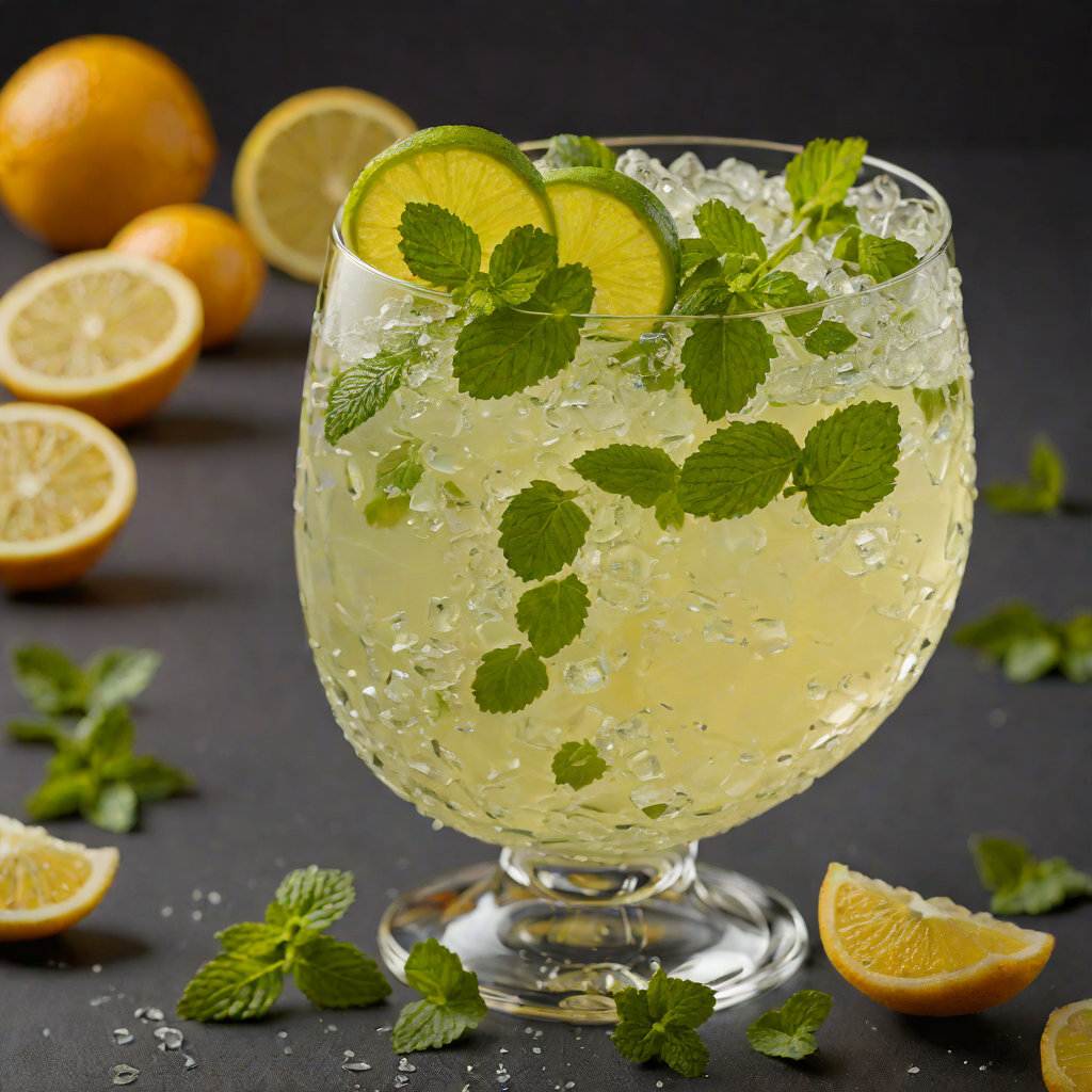 Shaken Citrus-Mint Popularity Fizz