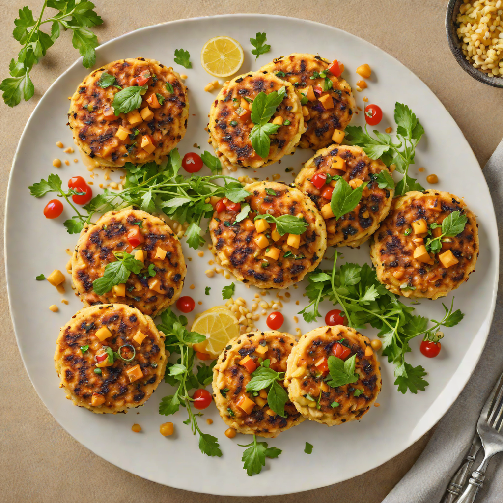 Pan-Seared Mediterranean Chickpea Patties