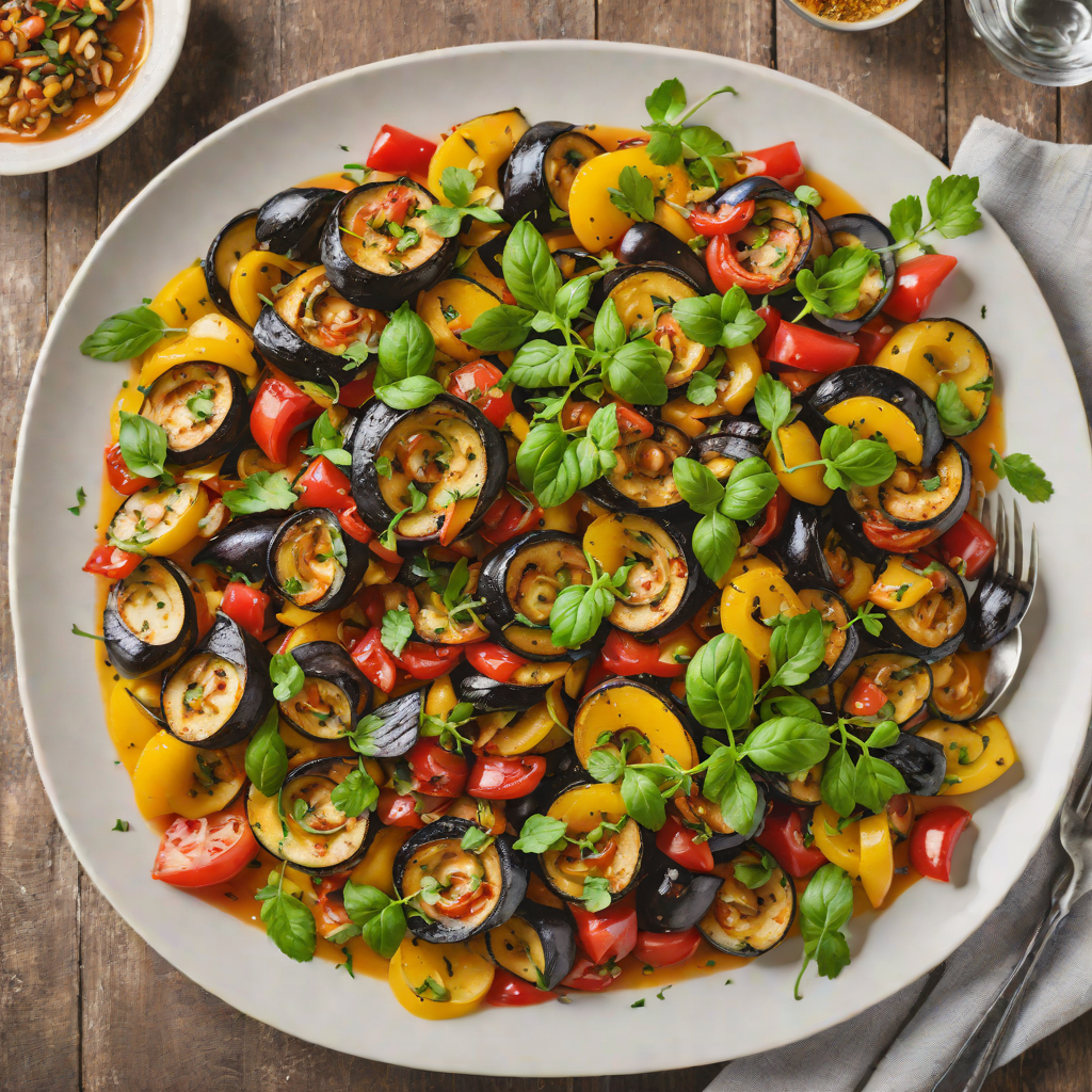 Skillet Roasted Ratatouille with Fresh Herbs