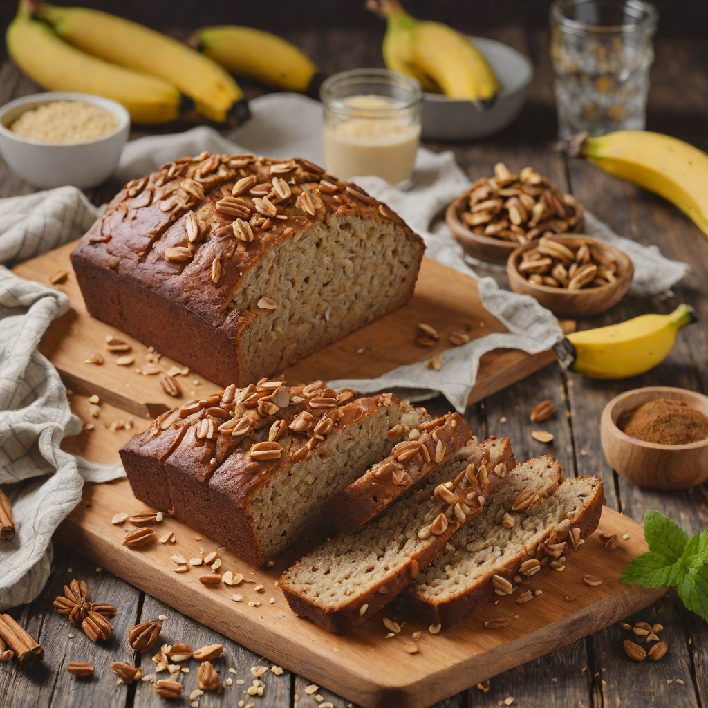 One-Bowl Banana Walnut Bread with Cinnamon